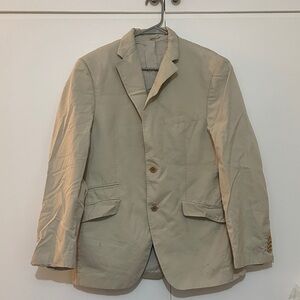 Burberry Men’s Blazer Formal Suit Jacket Beige